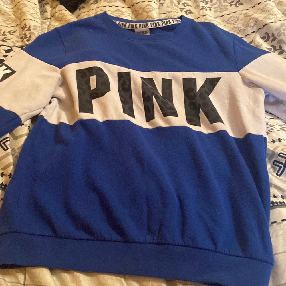 pink Victoria's Secret sweatshirt